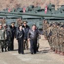 김정은, 보병·탱크 협동훈련 참관..."신형 주력탱크 대대적 배치할 것" 이미지