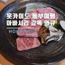 도동참숯화로 | 홋카이도 도동여행 아바시리 감옥 와규 맛집 야키니쿠 마루이시