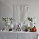 이레마트 | 백일상 이레테이블 푸른달 화이트 내돈내산 후기