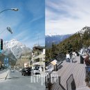 산과호수 이미지