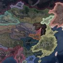 HOI4 동아시아 - 중국개편안 지도 이미지