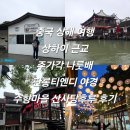 덕지식당 | 중국 상해 여행 상하이 근교 주가각 나룻배 판롱티엔디 야경 수향마을 산사탕후루 후기