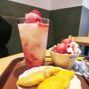 딸기다방 | 빽다방 딸기 신메뉴 후기, 딸기젤라또파르페 &amp; 레몬스무디에 붕어빵까지 완벽 조합 (대구 내당점)