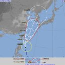 태풍 13호의 예상진로 이미지