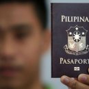 가짜 필리핀 여권 뒤에 있는 중국 마피아 이미지