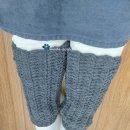 코바늘로 뜨는 소품 | 다이소 뜨개실로 코바늘 레그워머 발토시 뜨기 방법