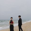 블랙드레스 | 야외스냅 서브부케 레드 조화부케, 블랙드레스 찰떡 후기