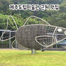 제주 공항 근처 비 오는 날 코스 제주도립미술관 모던돔베고기국수 후기