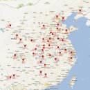 현재 중국 도시 인구 순위 이미지