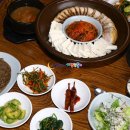 경기도 용인 여행 경전철 MBC드라미아 직접 만들어 콩을 넣은 순두부 용인맛집 기와집순두부 보쌈정식 이미지