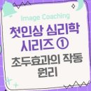 첫인상 심리학 시리즈① 초두효과의 작동 원리 이미지