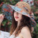 신상 ] 트로피칼 썸머 밀짚 챙모자 이미지