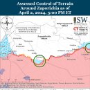 러시아 공세 캠페인 평가, 2024년 4월 2일(우크라이나 전황 이미지