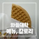 와플대학구리갈매캠퍼스 | 구리 롯데마트 와플대학 | 와플대학 메뉴 및 칼로리, 주차정보