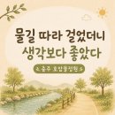 호암수채아파트 | 충주 호암물정원 산책코스 후기, 물길 따라 걷기 좋은 호암동 산책로