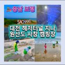 원산도 사창 캠핑장 후기｜대천 해저터널 지나 다녀온 보령 캠핑장 (카라반 진입로 꼭 확인하세요)