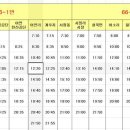 7월 2일 봉사활동 일정 - 버스시간표 이미지