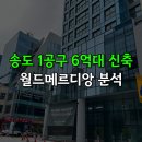 송도학원가부동산공인중개사사무소 | 송도 1공구 신축 아파트 월드메르디앙, 30평대 6억대 즉시입주!