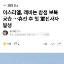 이스라엘, 레바논 밤샘 보복 공습...휴전후 첫 軍전사자 발생 이미지