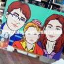 우리 가족, 팝아트 그리기 이미지