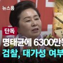 김영선, 재보궐 뒤 명태균에 6300만원 건넨 정황…검찰, 대가성 여부 확인 / JTBC 이미지