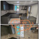 대림12차아파트(1) | 순천 조례 대림아파트 싱크대 교체 현장 깔끔한 블랙톤 싱크대 제작 시공