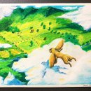 오일파스텔 드로잉 이미지