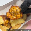 굽네치킨(중화1호점) | 굽네치킨 고추바사삭 볼케이노 장각 치즈볼 신메뉴 조합 후기