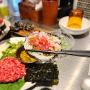 진도 한우 참치회 전문점 | [ 송파 ] 석촌역한식 리얼참치김밥 한우육회 맛집 글로리식당