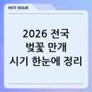 영남분회경로식당 | 2026 전국 벚꽃 개화시기 총정리: 지역별 예상 시기·만개 타이밍·여행 준비 체크리스트