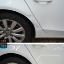 Audi A4 - 조수석 뒷휀다 판금도색 이미지