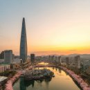 Spring view from Seokcho lake in Seoul 🌸💕🌸 이미지