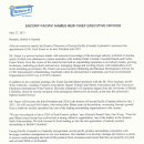 ENCORP PACIFIC NAMES NEW CHIEF EXECUTIVE OFFICER 이미지