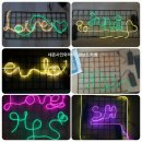 네온사인 와이어공예 이미지