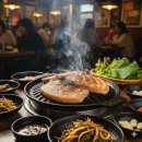 황금돼지구이 이미지