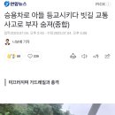 승용차로 아들 등교시키다 빗길 교통사고로 부자 숨져(종합) 이미지