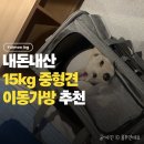 강아지 켄넬 | 강아지 중형견 이동가방 추천, 15kg 강아지 켄넬 사용 후기
