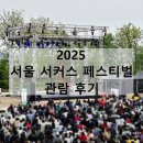 서울 서커스 페스티벌 2025 관람 후기 노들섬 5월 축제 공연 추천