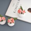 장미화분 모양 석고방향제 이미지