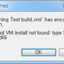Eclipse에서 Ant 실행시 Specified VM install not found: type Standard VM 오류 발생 이미지