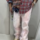 다모 | 루이비통 니고 콜라보 핑크 다모플라주 데님 스케이트 팬츠 내돈내산 후기 &amp; 상세 사이즈리뷰!!!