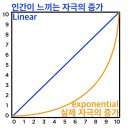 게인(Gain) 설정과 엑스포넨셜(Exponential) 이미지