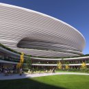 중국 항저우 국제 스포츠 센터 ( 60,000 )최신 현장 사진 이미지