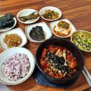 도화초등학교 | 도화동 맛집 쑥골국수집 순두부찌개 5천원 돌솥제육 6천원 맛 가격 모두 굿