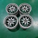 BBS RG-R 18인치 정품 휠 4개 PCD 114.3 5홀 8.5J 3ET36 9.5J ET38옵셋 앞쪽 휠 2개 수리 해야합니다 이미지