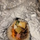 무지개김밥 | 주안 원조 김밥 포장 오이가들어간 옛날김밥스타일 무지개김밥