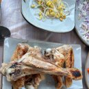 해물밭에 노는 닭 이미지