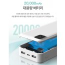 우리, 로고인쇄판촉물 | 이노젠와이즈20000 PD22.5W 고속충전 보조배터리