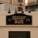 비터스튜디오 | 간판 / 카페 간판 / 송리단길 카페 '비터솔트 / Bitter Salt' 간판 제작 및 시공 후기 - 멘포틴 스튜디오