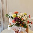 프렌치 스타일 유러피안 꽃다발 | 송파 꽃집 [하비오플라워바이수] 유러피안 스타일의 감각적인 가을 꽃다발